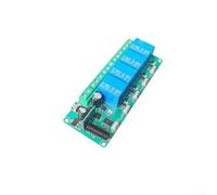 per ZIGBEE modulo interruttore relè per Tuya per app Smart Life, custodia in metallo 7-32V AC/DC con timer di controllo vocale, per automazione domestica intelligente (per ZIGBEE-4ch)