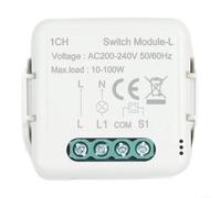 per zigbee Smart Light Switch Nessun filo neutro richiesto - per tuya App Control Voice Assistant Modulo dimmer compatibile per lampadine a LED Domotica 230 V (1CH)