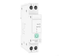 per zigbee Smart Rail Switch 32A con misurazione dell'energia, protezione da sovraccarico e sovratensione, compatibile con Alexa/SmartThings, controllo remoto tramite app, per montaggio su guida DIN