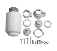 per zigbee Smart TRV Radiator Valve Programmable App Control | App remote per access, voice control compatible, weekly schedule settings, compact 94mm design, energy efficient heating