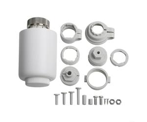 per zigbee Smart TRV Radiator Valve Programmable App Control | App remote per access, voice control compatible, weekly schedule settings, compact 94mm design, energy efficient heating