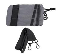 Per zipper, per sacca per utensili, tessuto oxford, portatile, multiuso, busta di utilità, per strumenti, chiavi, carte, telefoni cellulari (Grigio chiaro)