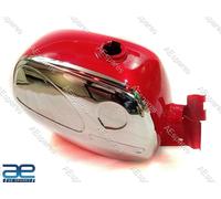Per Zundapp KS 50 517 Super Sport C50 KS 100 serbatoio benzina rosso e cromat...