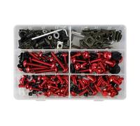 Per ZX10R ZX12R ZX14 ZX14R ZX6R ZX7R ZX9R ZZR600 253 Pezzi Per Motocicletta Per Bulloni Per M5 M6 Viti Rondelle Clip Carenatura Per Kit Bulloni parabrisas