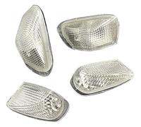 Per ZZR 400 600 ZZR400 EX400 Per NINJA ZX6 1990-1992 Copri-lente Per Indicatore Di Direzione Anteriore Accessori Per Moto Indicatori Di Direzione Moto(Front Rear Clear 2)