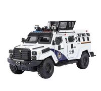 Per1:24 Tigre dai denti a sciabola lega blindata auto della polizia Giocattoli Ragazzi Simulazione veicolo fuoristrada per bambini Modello di mantenimento della pace controllo antitentativo speciale