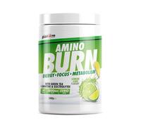 Per4m Amino Burn Polvere di aminoacidi carnitina ed estratto di tè verde per energia resistenza metabolismo supporto brucia grassi recupero muscolare e nutrizione sportiva - Lemon Lime Popsicle - 240g