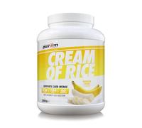 Per4m Cream of Rice, Farina di Riso Senza Glutine e Digeribile, Carboidrati Rapidi per Energia e Recupero, Facile da Preparare, Pasto Pre e Post Allenamento per Sportivi - Banana Creme - 2kg