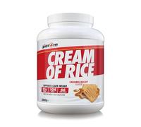Per4m Cream of Rice, Farina di Riso Senza Glutine e Digeribile, Carboidrati Rapidi per Energia e Recupero, Facile da Preparare, Pasto Pre e Post Allenamento per Atleti - Caramel Biscuit - 2kg