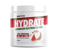 Per4m Hydration Electrolyte Mix, Sodio Potassio e Magnesio, Idratazione Ottimale durante lo Sport, Bevanda Sportiva Ipocalorica, Per Uso Prima e Dopo la Sessione Sportiva - Coconut Watermelon - 210g