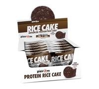 Per4m Rice Cake, Galletta di Riso con Copertura al Cioccolato, Carboidrati Rapidi per Energia e Recupero, Snack con Basso Contenuto di Grassi, Pratico per Atleti - Dark Chocolate - 12 x 2 x 32g