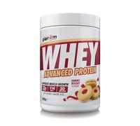 Per4m Whey Protein, Proteine con BCAA e Leucina, Sostiene Massa Muscolare e Recupero Post Workout, Ottima Solubilità, Integratore per Tutti i Livelli Sportivi Avanzati - Jammy Biscuit - 900g