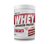 Per4m Whey Protein, Proteine con BCAA e Leucina, Sostiene Massa Muscolare e Recupero Post Workout, Ottima Solubilità, Integratore per Tutti i Livelli Sportivi Avanzati - Red Velvet Cake - 900g