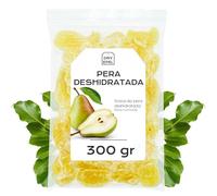 Pera Disidratata con Zucchero 300 g - Pera Secca a Cubetti - Frutta Disidratata - Snack Dolce e Ideale per Pasticceria - Senza Glutine