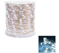 PERAGA - 180 Microled Lineari Luci Bianco Freddo 8 Giochi Di Luce Natale Addobbi Presepi