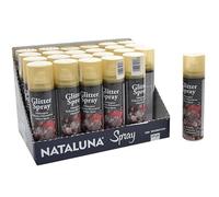 PERAGA GARDEN 1 Spray Natalizio Glitter Oro 100ML ADDOBBI di Natale Decorazioni