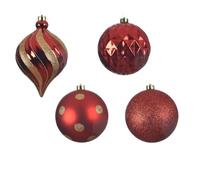 PERAGA GARDEN 6 ADDOBBI D.15CM Rosso Natale Modelli Assortiti ADDOBBI Decoro Albero