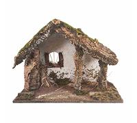 PERAGA GARDEN CAPANNA 50X23X38CM con Luce per PRESEPE PRESEPISTICA