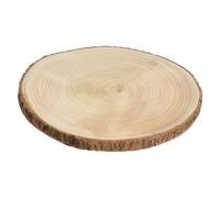 PERAGA GARDEN Decorative Disc in Natural Wood 30X2CM ADDOBBI Decor Christmas