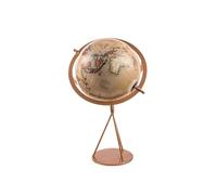 PERAGA GARDEN MAPPAMONDO con Base Color Rame D.20 H.39CM Design Interno CASA Ufficio