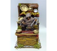 PERAGA GARDEN ORAFO con MOVIMENTI 8CM STATUINA Statuetta per PRESEPE