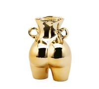 PERAGA GARDEN Vaso Chakra Booty H27X20X16,5 Oro Decor CASA Natale