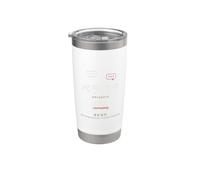 Perapera Fluent un giorno impara il giapponese Nihongo Bicchiere termico in acciaio inox doppia parete