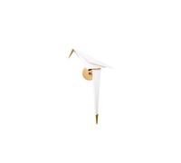 Perch Light Applique da Incasso Piccola Ottone/Bianco