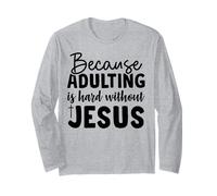 perché Adulti cristiani Uomini e Donne grati grati grati Maglia a Manica