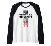 perché Amiamo Dio in Questo Modo - Mensajes Biblicos Cristianos Maglia con Maniche Raglan