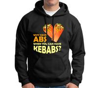Perché avere gli addominali quando puoi avere kebab cibo unisex uomo donna...