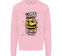 Perché? Bee-Cause Sono Figo Divertente Felpa Per Bambini