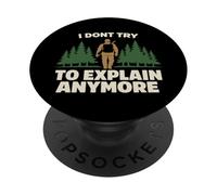 Perché cacciare la caccia umorismo cervo caccia stagione sport all'aria aperta PopSockets PopGrip Adesivo