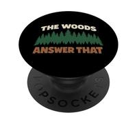 Perché cacciare la caccia umorismo cervo caccia stagione sport all'aria aperta PopSockets PopGrip Adesivo