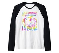 perché Camminare Quando Si può Fare La Ruota Acrobazie Maglia con Maniche Raglan