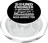 Perché cantanti e musicisti hanno bisogno di eroi anche ingegnere audio PopSockets PopGrip per MagSafe