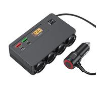 Perché Caricatore Rapido, Caricatore USB Caricatore Rapido: Divisione Di Alimentazione Automatica Multifunzionale Caricatore Caricabatterie, Porta Adattatore USB Per Veicoli USB Potente Per Tutti I