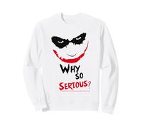 perché così serio Joker Cavaliere Oscuro Sorriso Caos Felpa