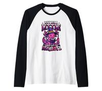 perché esagerare Un po 'Quando puoi Hexalotl Divertente Axolotl Witch Maglia con Maniche Raglan