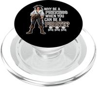 Perché Essere Una Principessa Quando Si Può Essere Un Pirata? Teschi Ossa PopSockets PopGrip per MagSafe
