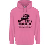 Perché Guida Una Moto Biker Uomo Felpa