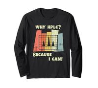 perché HPLC? perché Posso! Retro Cromatogramma Maglia a Manica