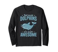 perché i Dophins Sono Fantastici Delfini Intelligenti Maglia a Manica