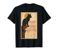perché Il palcoscenico Ascolta | Recitazione | Arti dello Spettacolo Maglietta