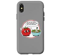 Perché il pomodoro Blush ha visto l'insalata condimento divertente scherzo di papà Custodia per iPhone X/XS