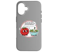 Perché il pomodoro Blush ha visto l'insalata condimento divertente scherzo di papà Custodia per iPhone 16