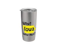 Perché Iowa? Perché no? Bicchiere termico in acciaio inox doppia parete