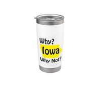 Perché Iowa? Perché no? Bicchiere termico in acciaio inox doppia parete