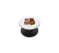 Perché mettete alla prova il pollo sfacciato di Gesù in me PopSockets PopGrip Adesivo