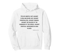 perché Non lottiamo Contro Carne e Sangue - Citazione Felpa con Cappuccio